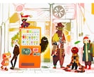 不思議な雰囲気のキャラクターをデザインします モチーフを組み込んでオリジナルキャラクターを作る イメージ1