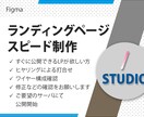ランディングページ スピード制作します STUDIOでレスポンシブ対応ランディングページを制作します イメージ1