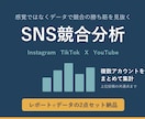 競合SNSアカウントの投稿を定量分析します 感覚ではなくデータで競合の勝ち筋を見抜きます イメージ1
