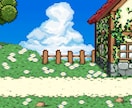 ドット絵で1枚絵を作成します PC壁紙・スマホ壁紙・ゲームのマップに!! イメージ5