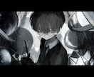 ダークで低彩度な世界観のイラストをお描きします 歌ってみた動画サムネイル・SNSアイコンなどに イメージ1