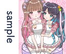 可愛い女の子の一枚絵・立ち絵描きます 平成レトロ・女児テイストでキュートな美少女が得意♡ イメージ4