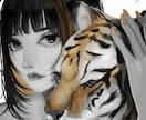 厚塗り風の1枚絵描きます 厚塗り風の1枚絵(人物イラスト)を描きます！ イメージ7