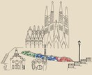 シンプルだけどちょっと可愛い！線画イラスト描きます シンプルだからこそ可愛くも、カッコよくも、お洒落にも見える！ イメージ7