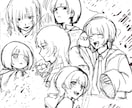 修正無料◎イラスト描きます SNSのアイコンなど、用途様々なイラスト描きます◎ イメージ4