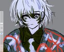 アイコンやサムネに使える個性的なイラストを描きます ご要望に応えつつ雰囲気が特徴的なイラストをお描きします。 イメージ3