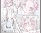 可愛いキャラクターの一枚絵イラストを制作します 今月中にご依頼いただければ6月末納品可能です！ イメージ1
