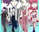 TRPGなどで使える全身立ち絵イラスト描きます 一枚絵や表情差分も作成できます！リピーター割引有 イメージ3