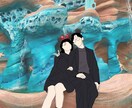 写真からシンプルなイラストを作成します 思い出をシンプルでオシャレなイラストに！ イメージ1