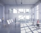 CGアーティストが「高品質建築パース」を制作します シネマティックな空間CGパースを短期間でお届けします イメージ1