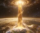 天地繋ぎをします 地球の中心と宇宙の中心にあなたのチャクラを繋げます イメージ1