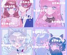 イラストオーダー受け付けます ゆめかわ♡ファンシーな世界観のイラストをお届けします イメージ2