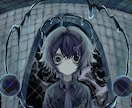 厚塗りでダークな雰囲気のイラスト制作します オリジナルの一枚絵、動画用サムネイルなど イメージ2