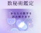 自分に迷うあなたへ　数秘術で本質を読み解きます 生年月日に隠された、あなただけの答えがあります イメージ1