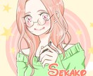 観賞用・アイコン等に優しいタッチのイラスト描きます 商用利用OK！オリキャラ等、ご要望に合ったイラスト描きます！ イメージ3