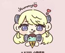 ゆるかわタッチで可愛いお顔のイラスト描きます SNSアイコン、グッズや配信素材としてもご利用OK！ イメージ2