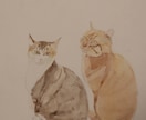 動物の似顔絵描きます シンプルで優しいペットの似顔絵描きます イメージ1