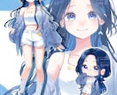 アイコン・歌ってみた・Live2D立ち絵等描きます ちびキャラや配信用イラスト等、幅広く制作しています！ イメージ6