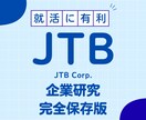 株式会社JTBの企業研究を作成します 株式会社JTBで内定希望者向け就職成功の秘訣マニュアル イメージ1