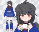 かわいいアニメ絵Vtuber立絵イラスト制作します アニメ風立ち絵イラスト☆モデリング用パーツ分けも納品可能◎ イメージ5