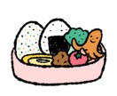 商用利用OK！可愛い食べ物のイラストをお描きします ⭐︎手描きでほのぼのした雰囲気です。挿絵やアイコンに♪ イメージ1