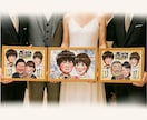 幸せつなぐ【ウェルカムボード＆両親ギフト】描きます お二人様で5500円～　ビデオチャット打ち合わせ可能です◎ イメージ9