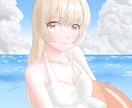 透明感のあるアイコン、イラストお描きします ♡初めての方もお気軽にご相談ください♡ イメージ2