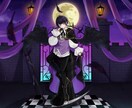 動画・サムネイル用イラストの制作をします 歌ってみたなどの動画や配信などに使用するイラストの制作です イメージ4
