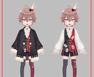 男性女性Live2Dモデリング全行程制作します Vtuberさん用キャラデザ～モデリングまでのセット イメージ8