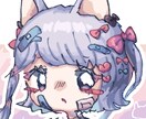 可愛くてふわふわした女の子のアイコンをお届けします 個性的な絵柄のかわいい女の子のアイコンを素早く描きます～！ イメージ1