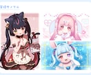 商用利用込み！活動者向けのイラスト制作します 収益化利用◎Vtuber・動画配信・サムネイル・グッズなど イメージ4