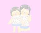 パステルカラーの優しい似顔絵アイコンをお描きします 主線なしイラストでふんわりやわらかい似顔絵で仕上げます☆ イメージ5