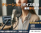 最短で即日、ナレーションやセリフの読み上げをします 格安で高品質な音声をお届けします！最短で即日納品！ イメージ1