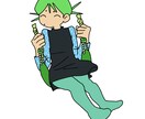 ちょっぴり不思議かわいいイラスト描きます ステッカーやグッズデザインに⭕️ イメージ2