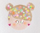 きらきらおめめのアイコンをお作りいたします 宝石のようなイラストをお届けいたします♡ イメージ3