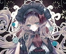 ダークな雰囲気のイラストを描きます どこか仄暗いダークで奇妙な雰囲気のイラストが好きな方へ イメージ2