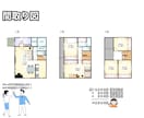 間取り図（1/100図）！！最安値、最短作図します 手書き間取り、不動産間取り図を作図します。 イメージ3