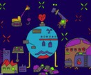 イメージや写真からオリジナルで作成します あなただけの一枚をデジタルアートで作成! イメージ8