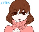 SNS等で使用出来るアイコンを描きます キラキラ、光輝く宝石のような一枚をあなたに。 イメージ3