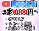5本4000円でショート動画作成いたします Youtubeで需要の高いショート動画の作成を任せてください イメージ1