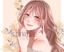 透明感×可愛い♡SNSで映えるアイコン描きます 【先着5名様のみ基本料金3000円！】女の子の理想を形に◎ イメージ2
