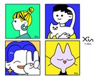 人も動物も◎ミニマル・ポップなアイコン制作します 商用OK！イラスト/ブログ/インスタ/動画配信/用途は様々！ イメージ1