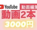 安い値段でやってまいります YouTube動画編集などやすくやります イメージ1