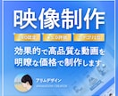 細かいオプションなしでアニメーションを制作します サービス・事業内容をアニメーションで分かりやすく表現、PR。 イメージ1