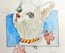 あなたの大切なペットの似顔絵を描きます 水彩やデジタルであなたのペットをお描きします。 イメージ1