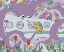カラフルなイラスト作成します わくわくする不思議でPOPなイラスト イメージ1