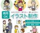 明るいタッチでわかりやすいイラスト制作します 経験豊富なプロイラストレーターが丁寧にヒアリング イメージ1
