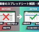 退職者のスプレッドシート、解読・修復します 複雑な関数・構成の解読、権限トラブル解消、引き継ぎ資料作成 イメージ1