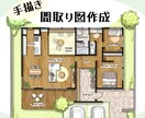 素材感のある間取り図を作ります 住宅・民泊・レンタルスペースの広告やマイソクにご活用ください イメージ1