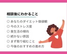 管理栄養士が今のダイエット方針を診断します 食事記録なしで今のストレスと痩せ方の方向性が分かる！ イメージ7